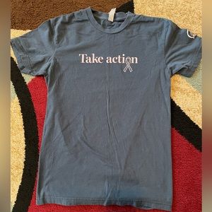 Curaleaf XS blue and pink breast cancer awareness ribbon